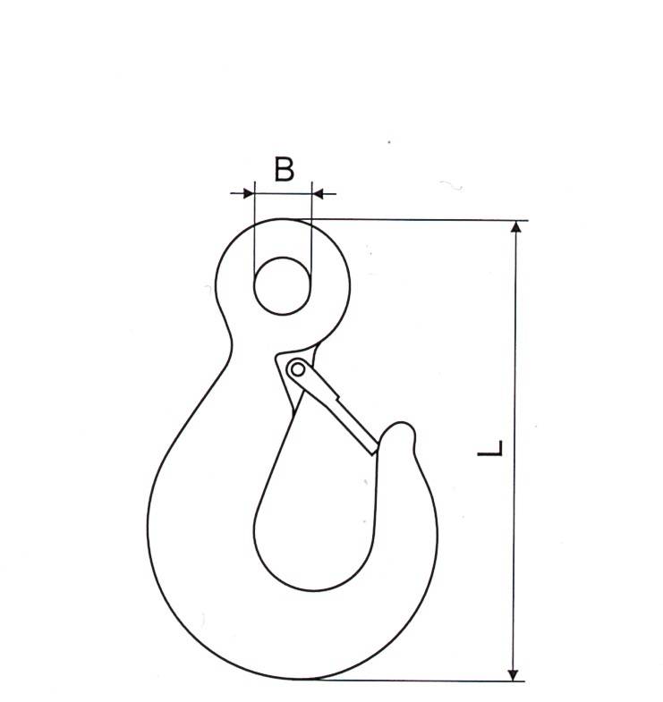 DIN689 Italian Type Hook Thumb 1